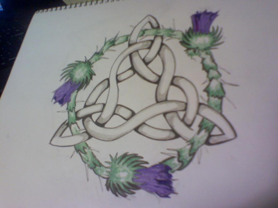 Celtic Knot Clover Tattoo by ~karadarkthorn on deviantART