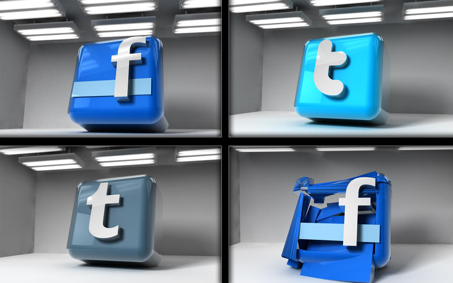 Social Network 3D wallpapers wallpaper > 3d Papel de parede > 3d Fondos 