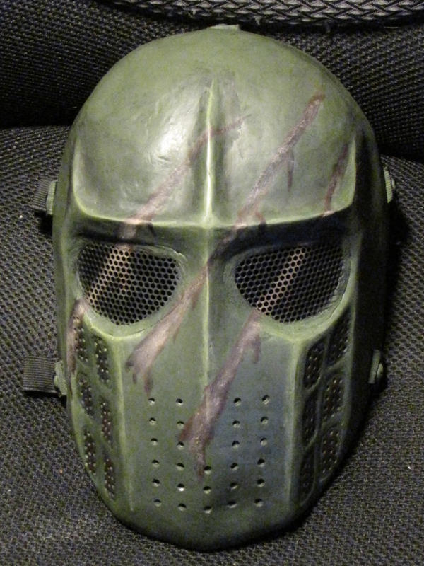 army of two mask. Painted Army of Two Mask by