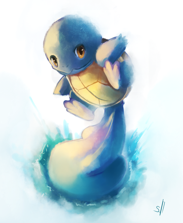 squirtle pittura immagine