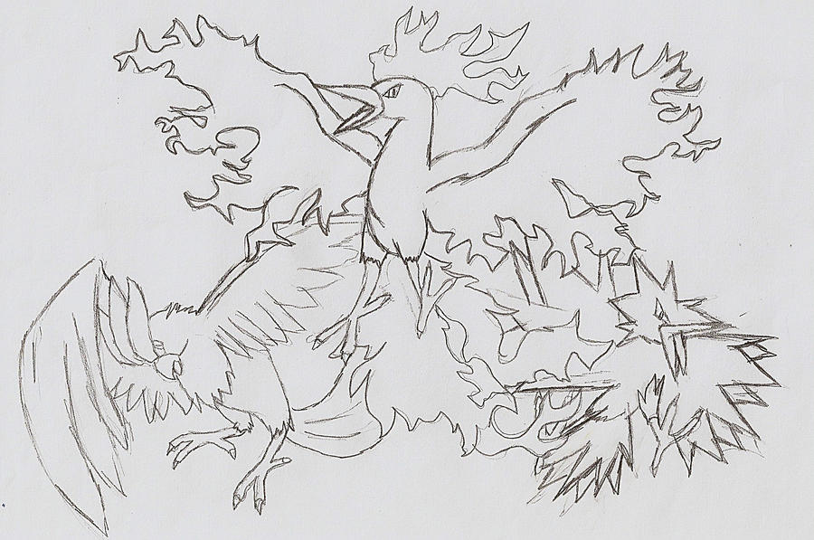 zapdos coloring pages - photo #24