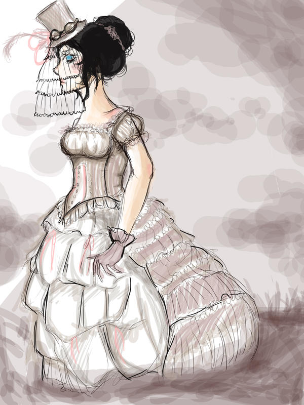 SteamPunk Wedding Dress Design by Rainlens on deviantART