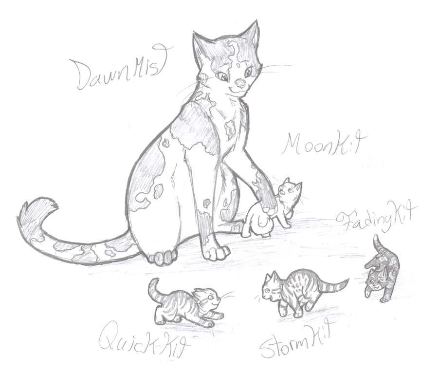 Warrior Cats Bluestar - Free Coloring Pages