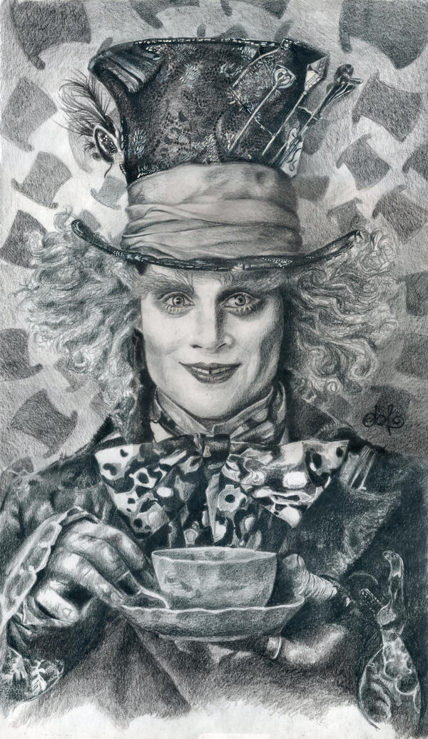 mad hatter johnny depp coloring pages - photo #30