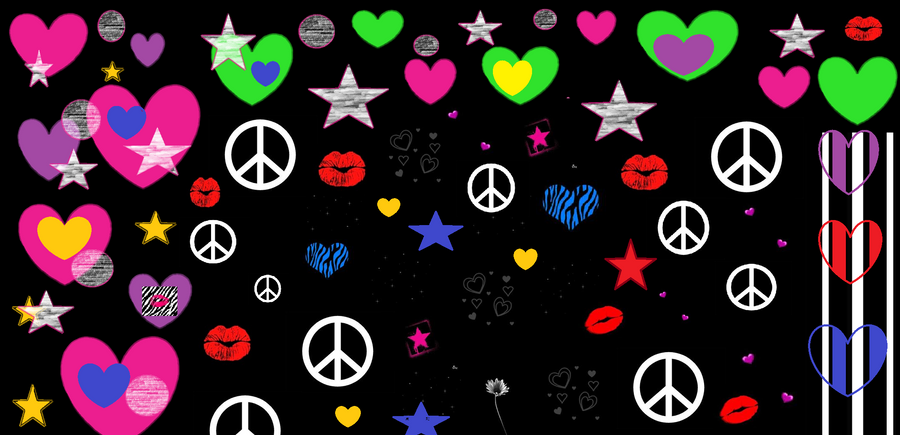 Love And Peace Wallpaper by DerianDavid