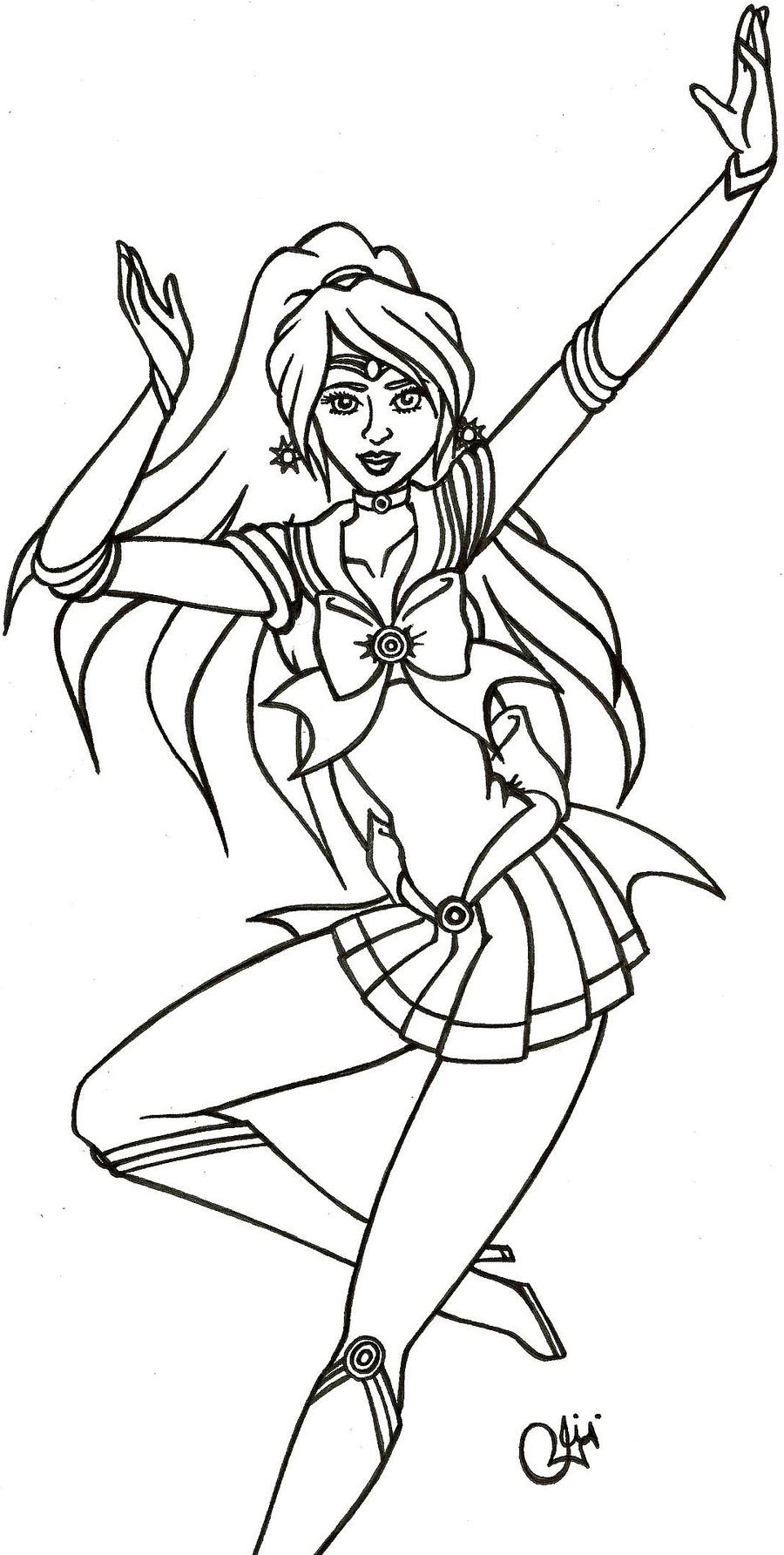 sailor pluto coloring pages - photo #18