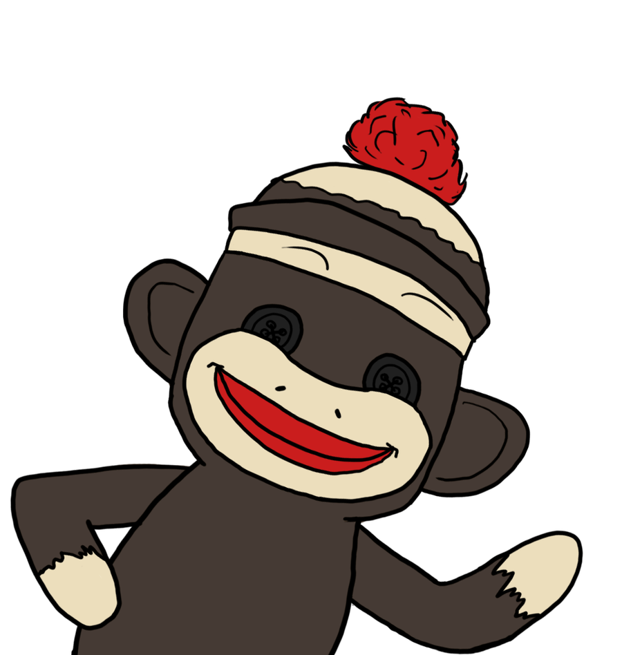 sock monkey clip art - photo #3