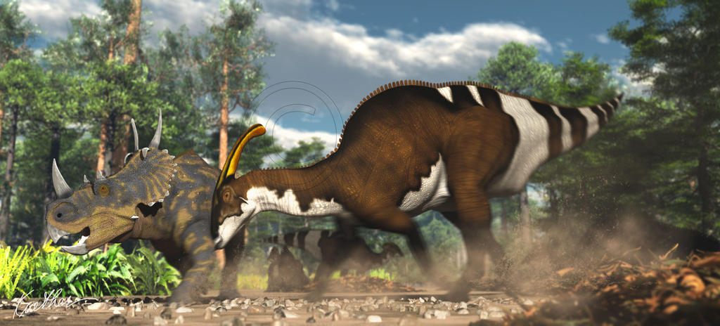 spinops_and_parasaurolophus_nesting_ground_by_paleoguy-d6tx2u0.jpg