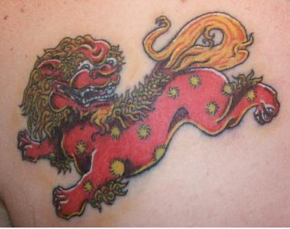 Foo Dog tattoo by ~lilmoongodess on deviantART