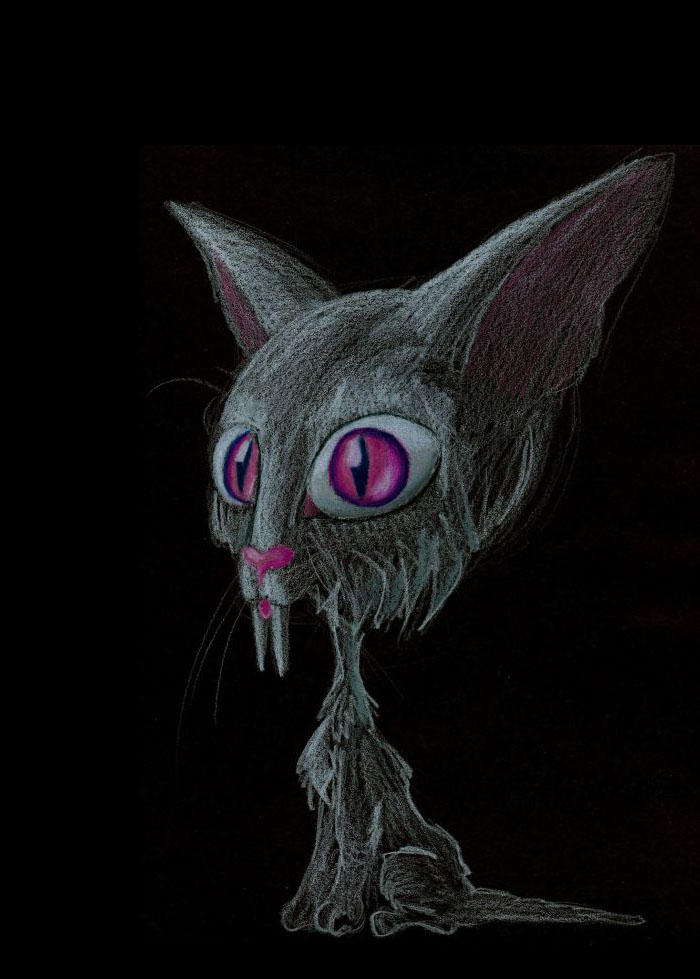Yet another gothic pussy cat by shooric on deviantART