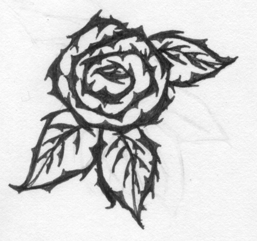 Rose Thorn Tattoo by IcephantomAyori on deviantART