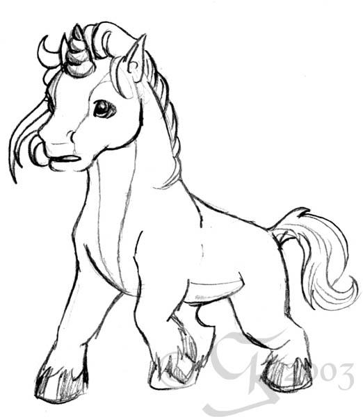 baby animal coloring pages unicorns - photo #36