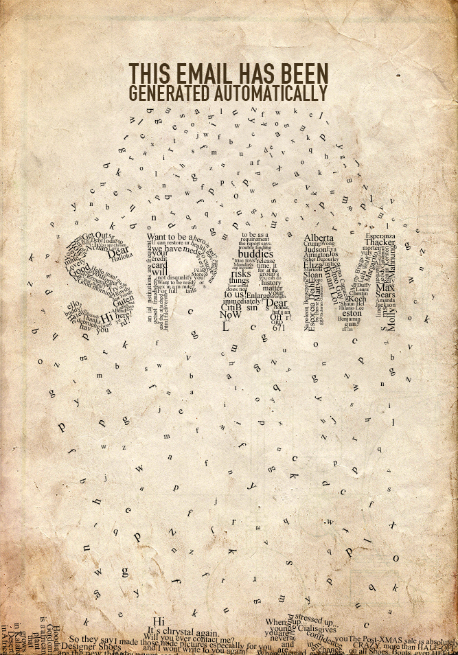 Spam typography