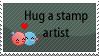 Hug a Stamp Artist by stamps-club