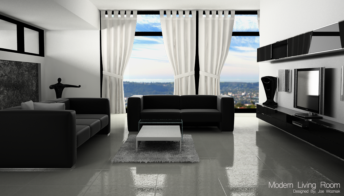 Modern Living Room by MarlboroMilds on DeviantArt