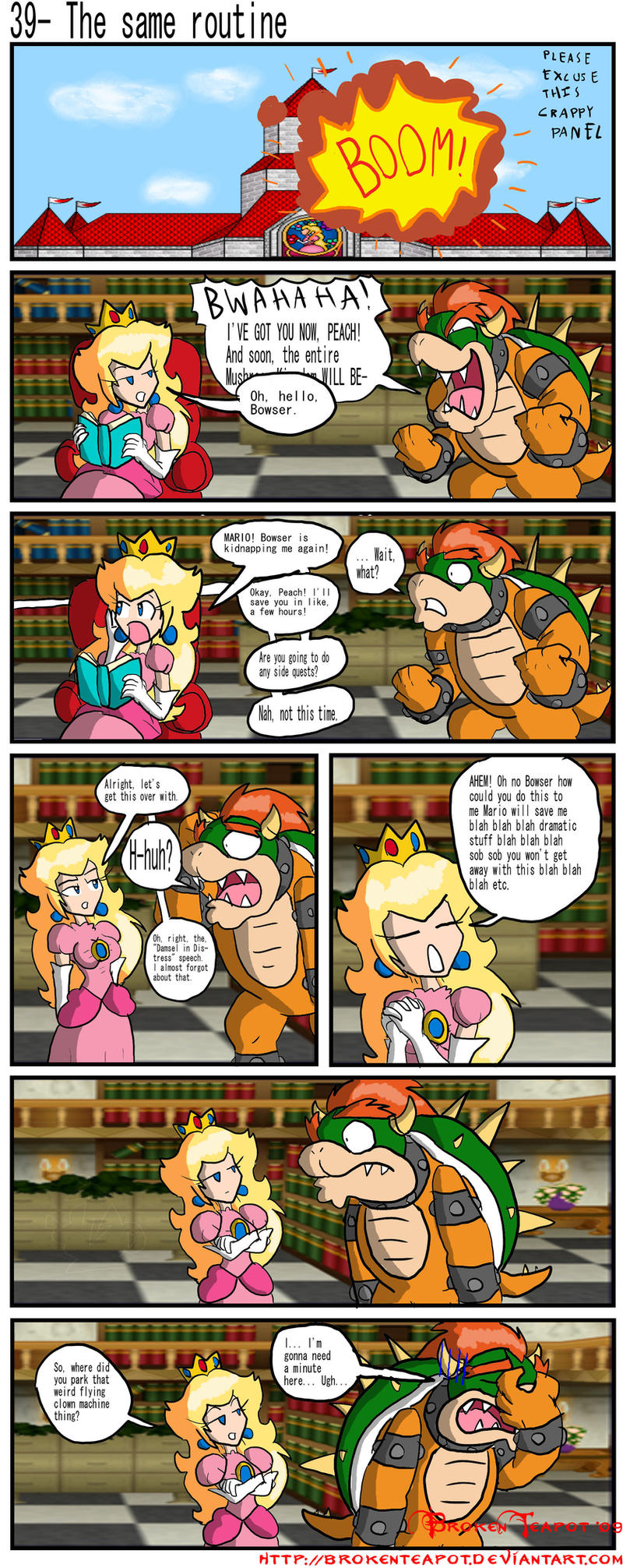 What if Princess Peach betrays Bowser?