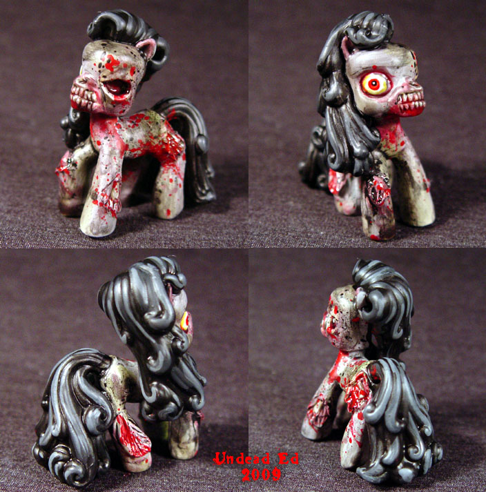 My Demon Ponies Zombie Mini by Undead-Art