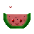 Smiling Watermelon Icon