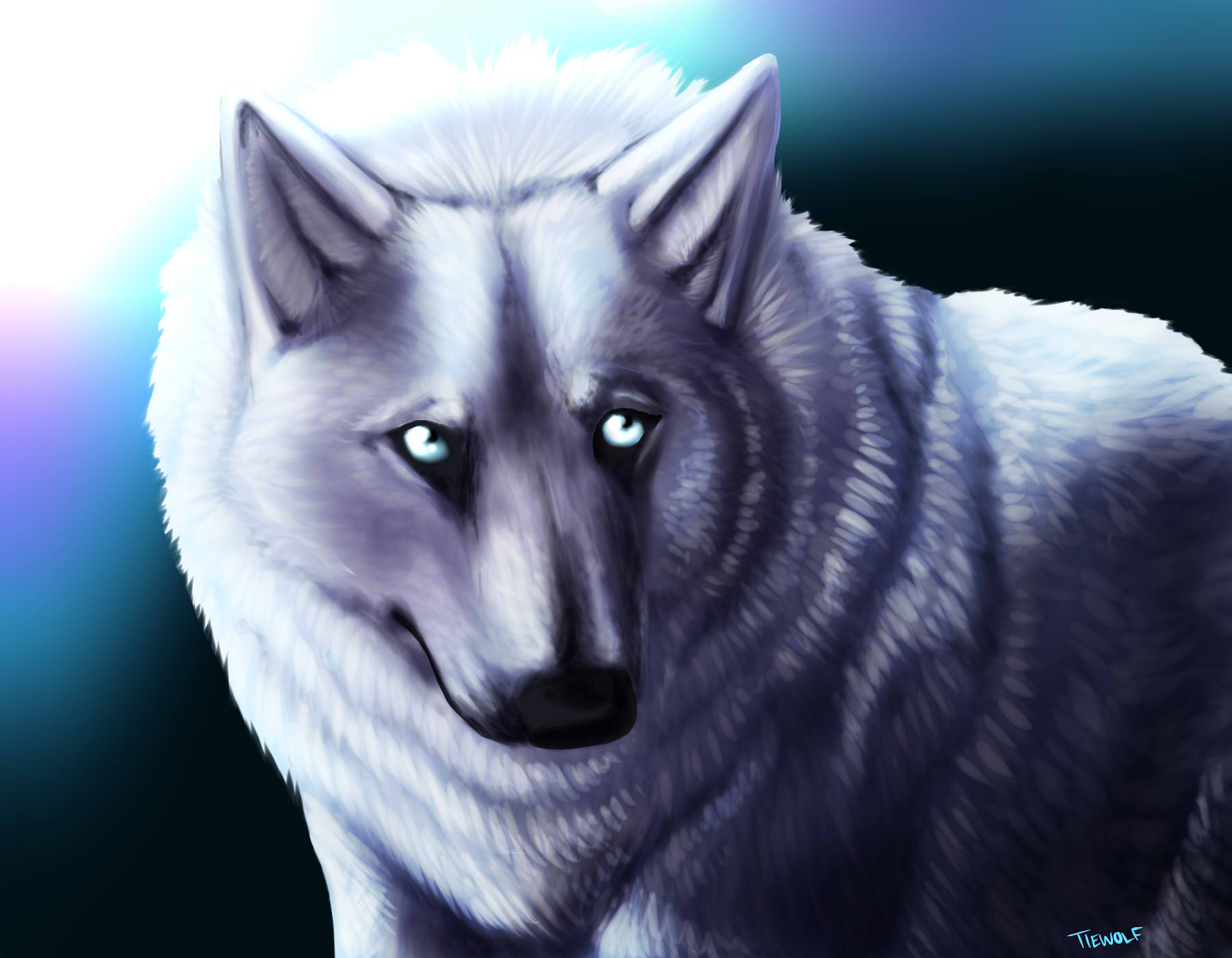 White Spirit Wolf by TieWolf on DeviantArt