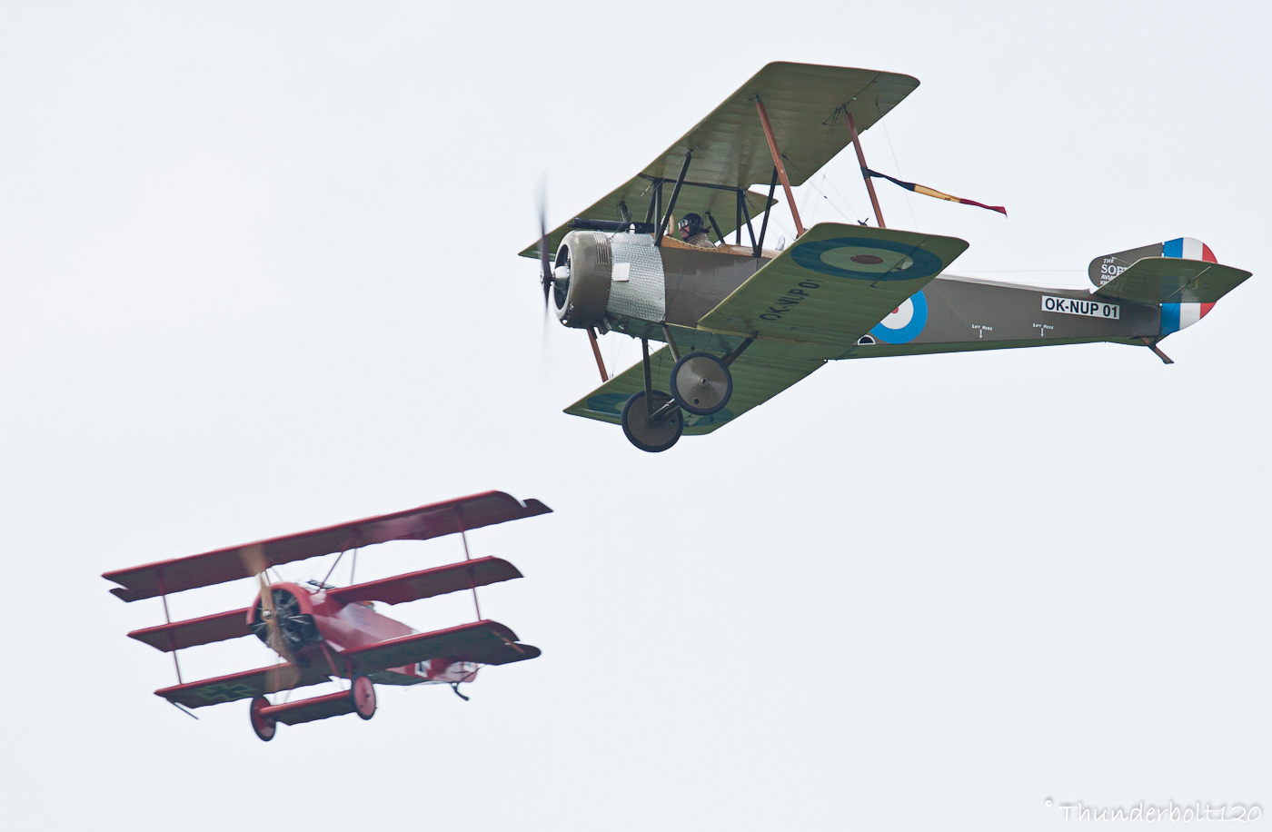 Sopwith Strutter and Fokker Dr.I