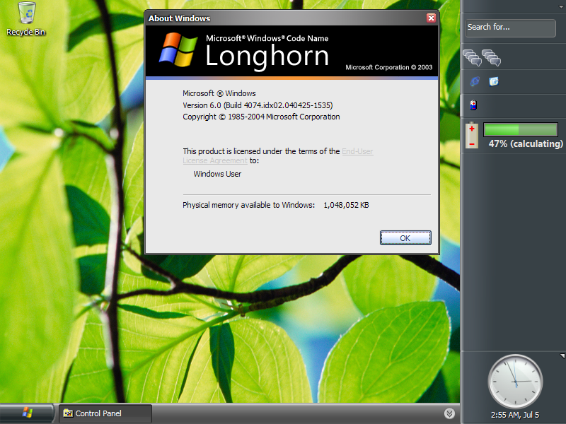 Windows Longhorn Build 4074 Download Iso