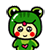 Froggy Emoji-27 (Shy Blinking) [V2]