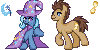 Free Trixie and Dr. Hooves icons by RenaTurnip