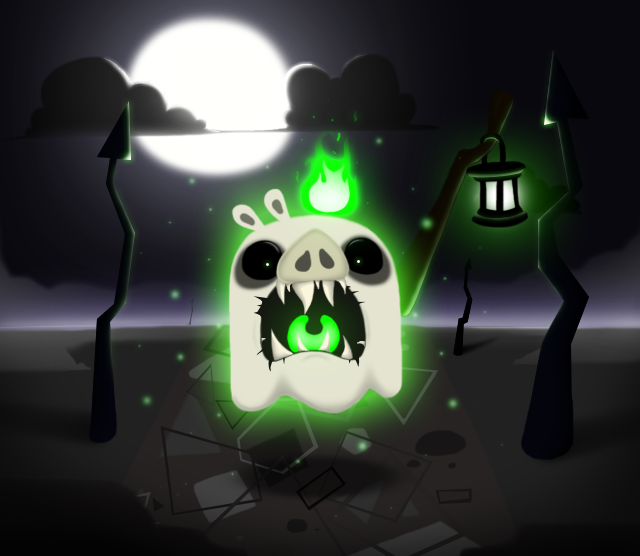 Ghost pig (From Angry Birds Epic) by Stormtrooper-pig on DeviantArt