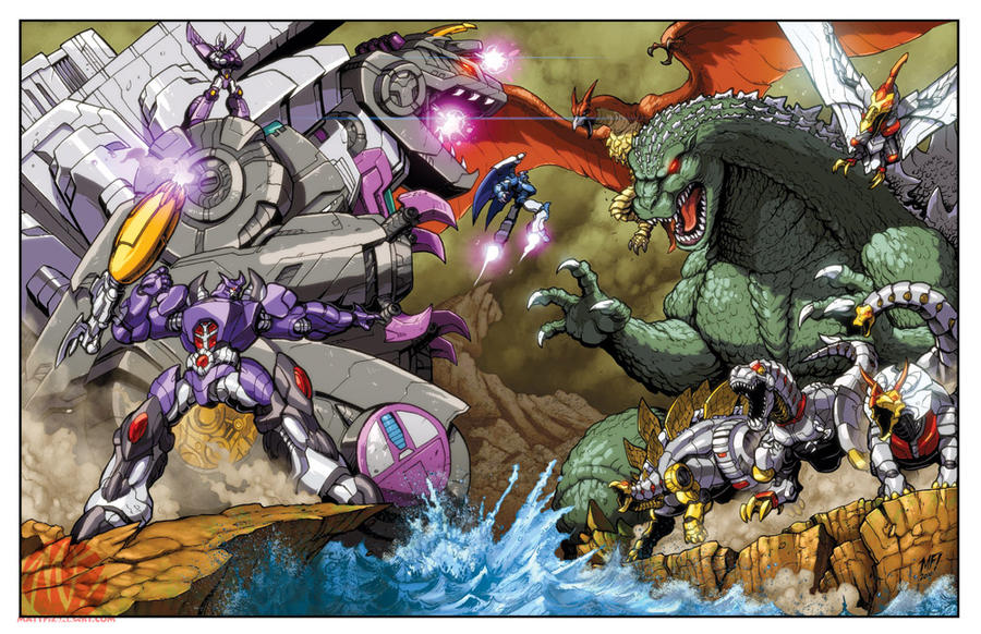 Final wars Godzilla vs War for Cybertron Trypticon