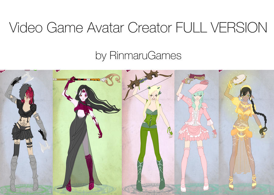 Video Game Avatar Creator FULL by Rinmaru on DeviantArt