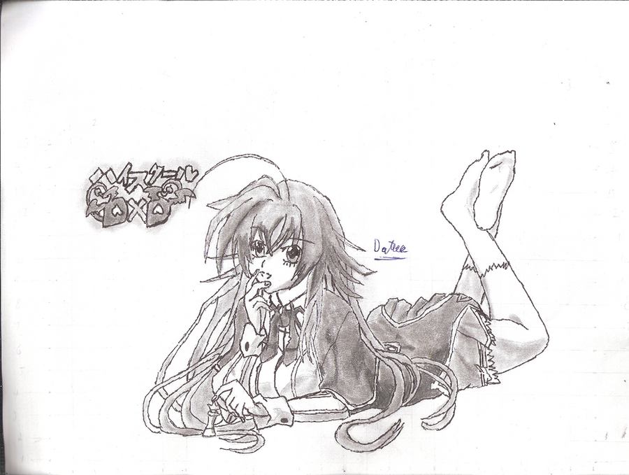 M/rias Gremory Coloring Pages