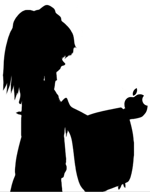 Bad Apple, real apple by phenacenn on DeviantArt