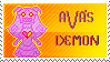 ava's demon stamp by furriendly