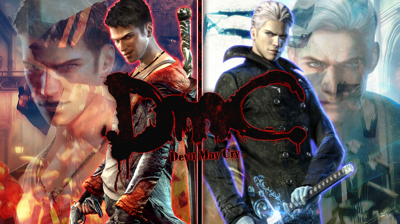 DmC - Devil May Cry A lot of people hate the reboot of the devil may cry  series but i love the new half-demon and half-angel con…