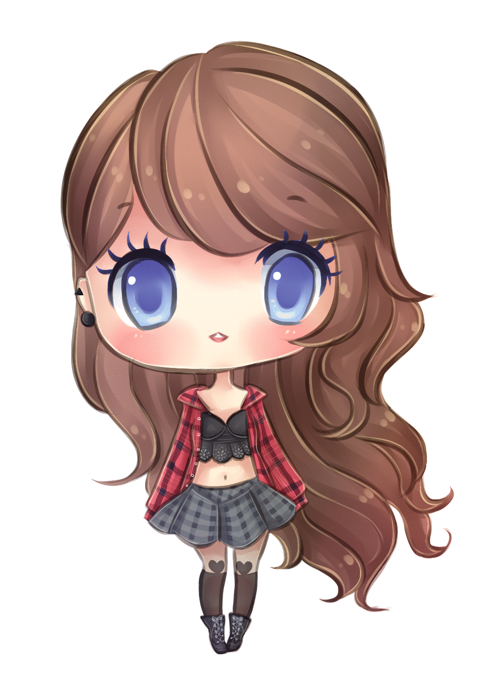 Fern (Checkered Outfit) by mochatchi
