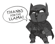 Thanks- Llama by DarkChroniclesCom