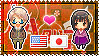 APH: America x Fem!Japan Stamp by Cioccoreto