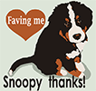 Snoopy-faving-thanks-anim 100 by WhoopySnoopy