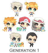 Free Icon Pack :: Pokemon Generation 1 by rireiku