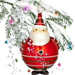 Santa tree ball by KmyGraphic