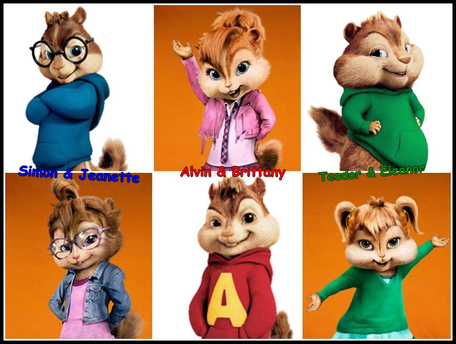 Chipmunks and Chipettes by cupcake4ever on deviantART