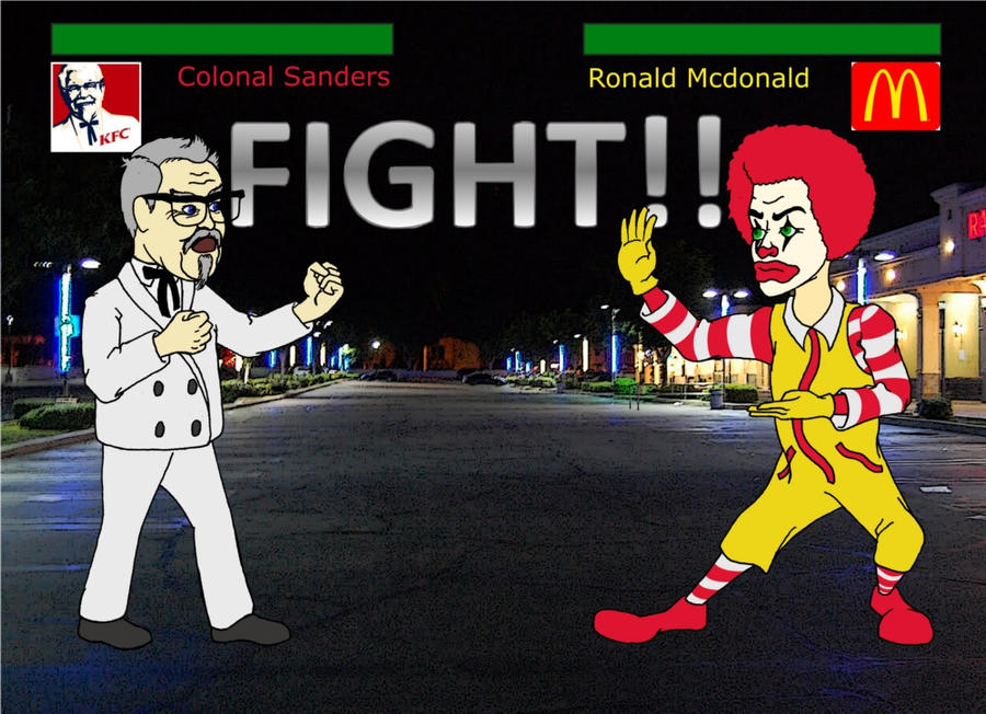 KFC vs Mcdonalds by Ruvyruv on DeviantArt