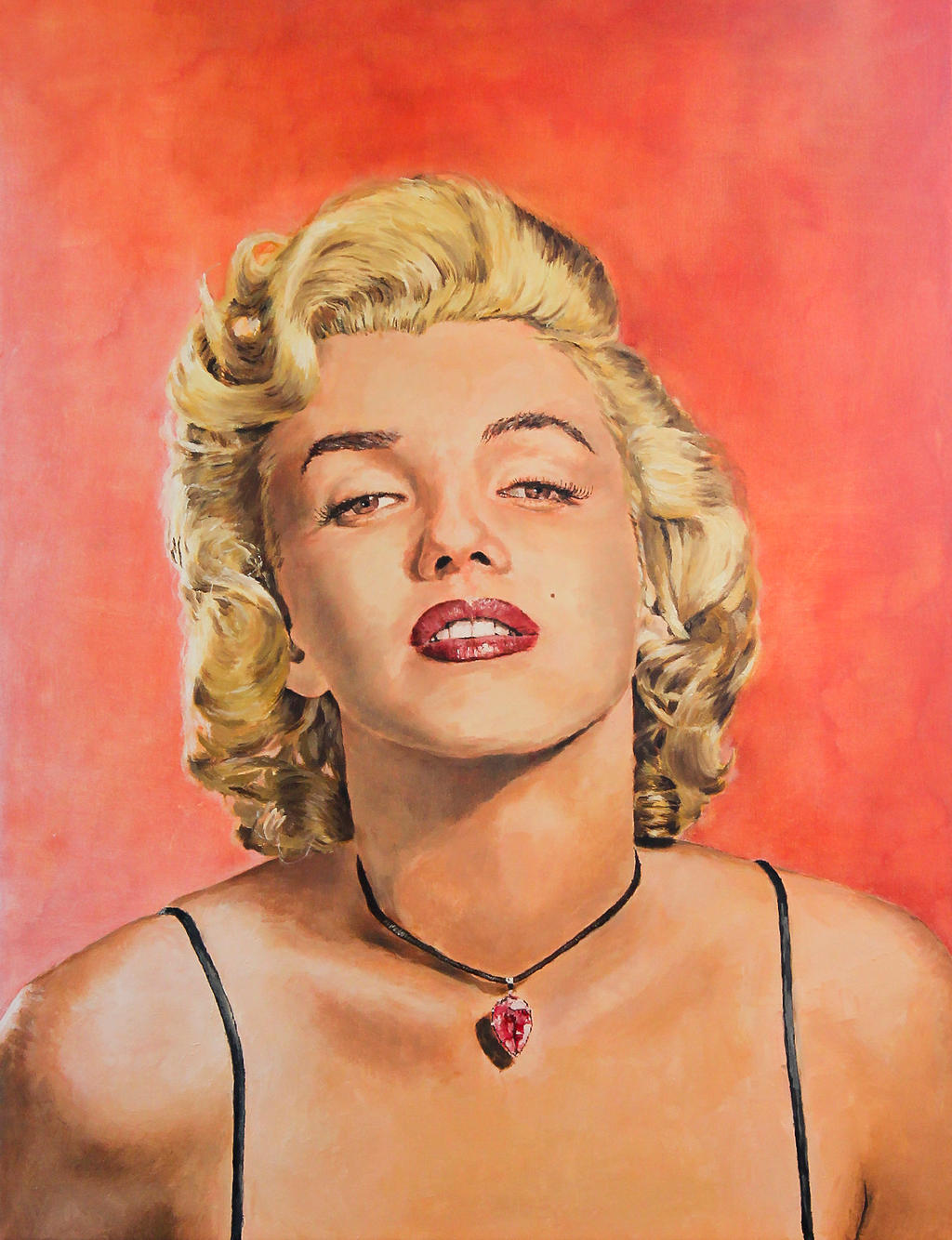 Marilyn Monroe Painting by loaded88 on DeviantArt