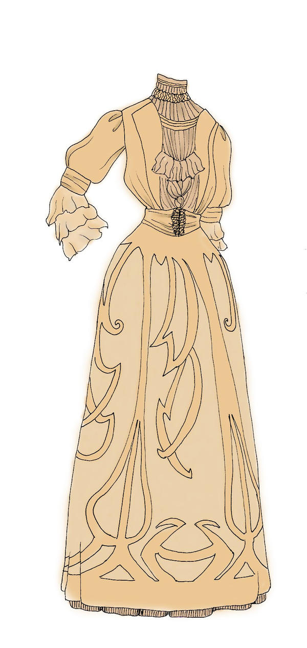 Art Nouveau Dress by Lucony on DeviantArt