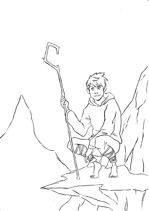 jack frost coloring pages for children - photo #19
